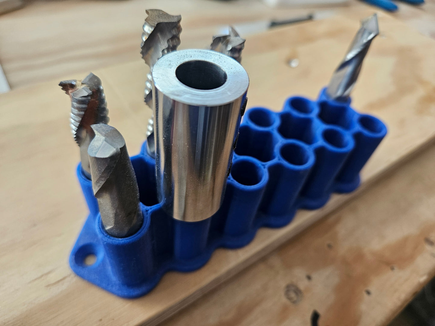 TOOL HOLDER OR CUTTER RACK FOR 1/2" DIA. TOOLS - .STL FILE