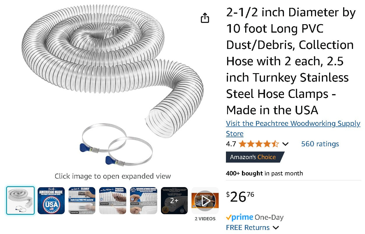 Dust port adaptor for Grizzly G0869 10" 2 HP Benchtop Table Saw - .STL FILE FOR 3D PRINTING