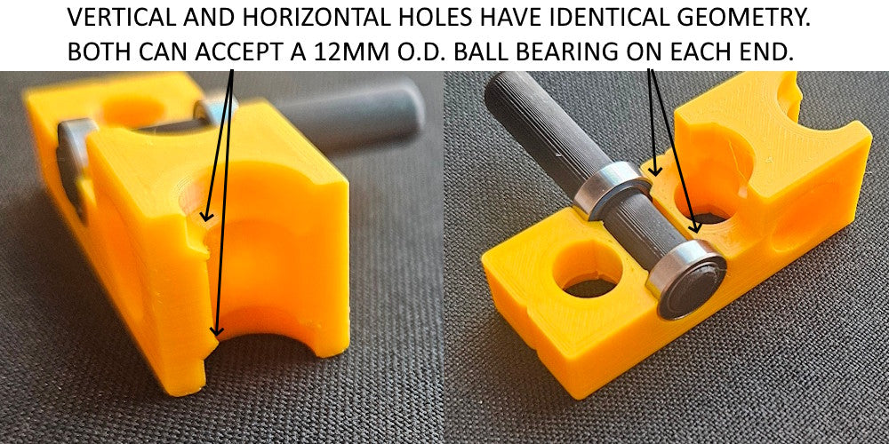 GEARBLOCS STANDARD BEAM 20mmX20mm in LENGTHS FROM 30MM TO 120MM - B-R-VH-W20-H20-L30-120-BR12MM