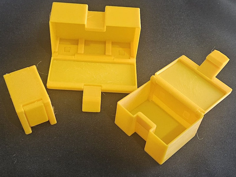 UTILITY STORAGE BOX WITH SNAP LID-70D-30T-90W- .STL FILE FOR 3D PRINTING